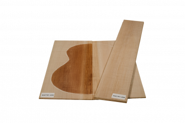Preview: Back & Sides American Curly Maple, Classic Size, Unique Piece #009