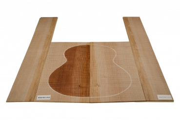 Preview: Back & Sides American Curly Maple, Classic Size, Unique Piece #012
