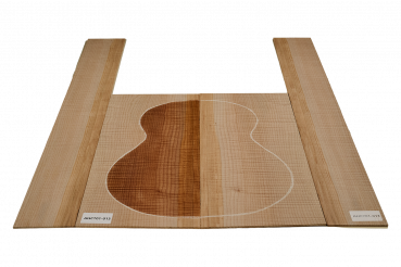 Preview: Back & Sides American Curly Maple, Classic Size, Unique Piece #013