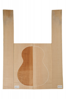 Preview: Back & Sides American Curly Maple, Western Size, Unique Piece #015