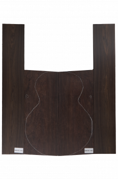Preview: Back & Sides African Blackwood (Grenadill) OM Size Unique Piece #031