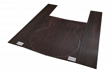 Preview: Back & Sides African Blackwood (Grenadill) OM Size Unique Piece #031