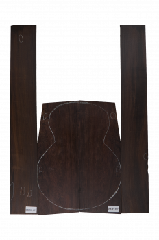 Back & Sides African Blackwood (Grenadill) Western Size Unique Piece #037