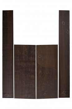 Preview: Back & Sides African Blackwood (Grenadill) Classic Size Unique Piece #042