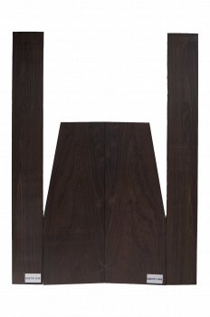 Preview: Back & Sides African Blackwood (Grenadill) Classic Size Unique Piece #048