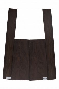 Preview: Back & Sides African Blackwood (Grenadill) Classic Size Unique Piece #049