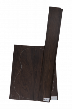 Preview: Back & Sides African Blackwood (Grenadill) Classic Size Unique Piece #049