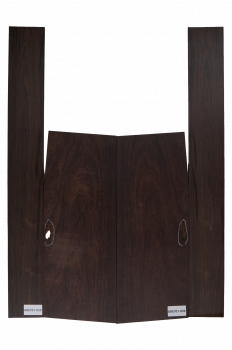 Preview: Back & Sides African Blackwood (Grenadill) Classic Size Unique Piece #050