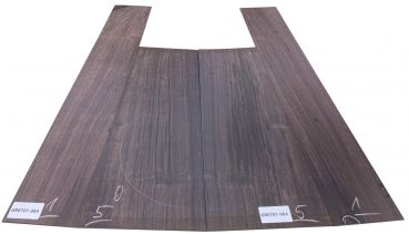 Preview: Back & Sides African Blackwood, Classic Size Unique Piece #064