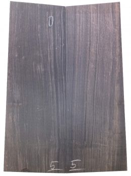 Preview: Back & Sides African Blackwood, Classic Size Unique Piece #064