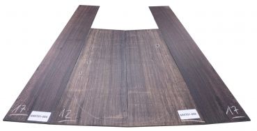 Preview: Back & Sides African Blackwood, small Classic Size Unique Piece #066