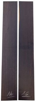 Preview: Back & Sides African Blackwood, Classic Size Unique Piece #067