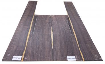 Preview: Boden & Zargen Grenadill, kleine Classic Gitarre mit Splint, Einzelst. #069