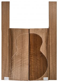 Preview: Boden & Zargen Nussbaum, europ., Archtop, EInzelstück #015