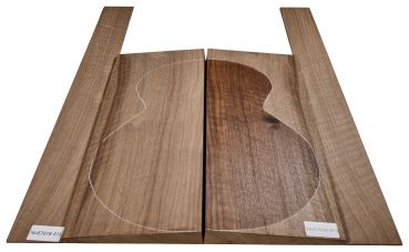 Preview: Boden & Zargen Nussbaum, europ., Archtop, EInzelstück #015