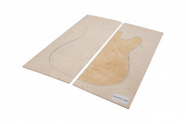 Preview: Top Sycamore / Europ. Maple, curly, 2-pcs. Unique Piece #085