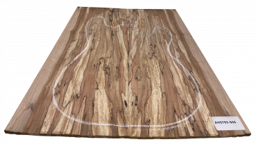 Preview: Top Spalted Maple 2-tlg. 8mm Einzelstück #046