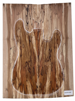 Preview: Top Spalted Maple 2-tlg. 8mm Einzelstück #046