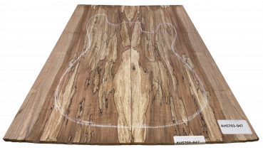 Preview: Top Spalted Maple 2-tlg. 7mm Einzelstück #047