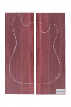 Top Amaranth / Purple Heart 9mm, 2-tlg. Einzelstück #004