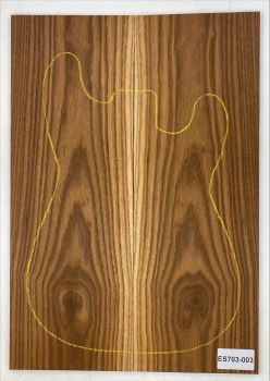 Top Ash, roasted, 2-pcs. 7mm Unique Piece #003