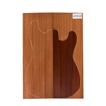 Preview: Top Jatoba, 2-tlg. 8 mm - FSC®100% Einzelstück #001