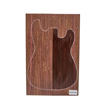 Top Mexican Rosewood, 2-pcs. 7mm  Unique-Piece #023