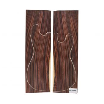 Top Rosewood, Indian, 2-pcs. with Sapwood, 8mm Unique Piece #001
