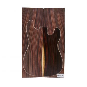 Preview: Top Rosewood, Indian, 2-pcs. with Sapwood, 8mm Unique Piece #001