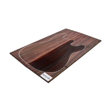 Preview: Top Rosewood, Indian, 2-pcs., 8mm Unique Piece #004
