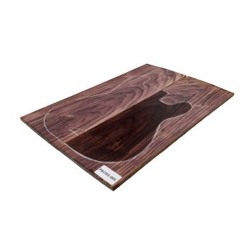 Preview: Top Rosewood, Indian, 2-pcs., 8mm Unique Piece #005