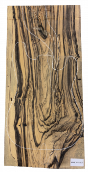 Top Royal White Ebony 8mm Unique Piece #057