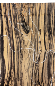 Preview: Top Royal White Ebony 8mm Unique Piece #057