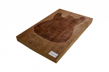 Preview: Body Ahorn leicht geriegelt A, 1-tlg., Caramel, Einzelstück #052