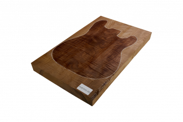 Preview: Body Ahorn leicht geriegelt A, 1-tlg., Caramel, Einzelstück #053