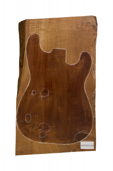 Preview: Body Sycamore / Europ. Curly Maple 1-pc., Caramel, Unique Piece #054