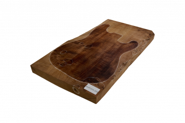 Preview: Body Sycamore / Europ. Curly Maple 1-pc., Caramel, Unique Piece #054