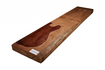 Preview: Body Ahorn leicht geriegelt AA, 2-tlg., Schoko, Einzelstück #058