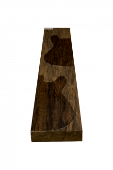 Body Black Korina, 2-pcs. grainmatched, Unique Piece #069