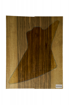 Preview: Body Black Korina, 2-tlg. verleimt, Explorer Format, Einzelstück #089