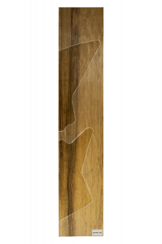 Preview: Body Black Korina, 2-tlg. grainmatched, Explorer, Einzelstück #093