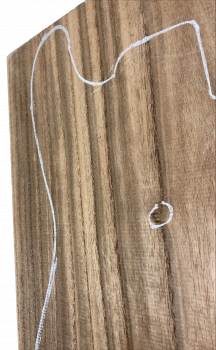 Preview: Body Paulownia, 1-tlg., Caramel Einzelstück #053