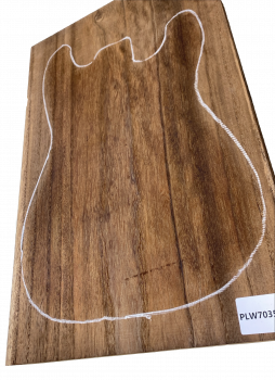 Body Paulownia, 1-tlg., Caramel, 550x362x46mm, Einzelstück #055