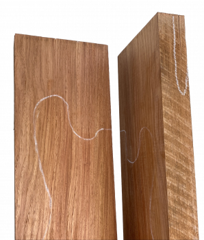 Body Pacific Rosewood, 50mm 2-pcs., FSC®100%, Unique Piece #002