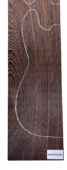 Preview: Body Wengé, 2-pcs., grainmatched,  Unique Piece #009