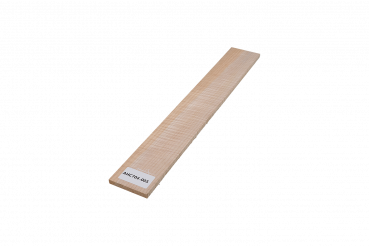 Preview: Griffbrett Ahorn amerik. - Red Maple curly 545x75x10mm Einzelstück #005