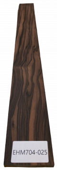 Preview: Griffbrett Ebenholz Makassar 725x76x8mm Einzelstück #025