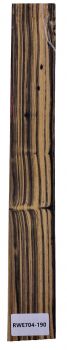 Griffbrett Weißes Ebenholz, 521x72x10mm, Einzelstück #190