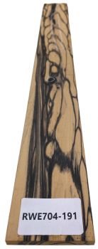 Preview: Griffbrett Weißes Ebenholz, 700x75x9mm, Einzelstück #191