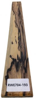 Preview: Griffbrett Weißes Ebenholz, 713x75x10mm Einzelstück #0193